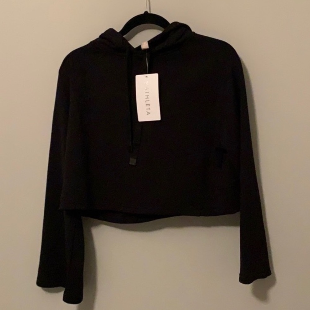Athleta NWT cropped hoodie sweatshirt